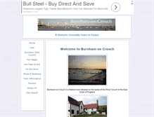 Tablet Screenshot of burnham.org.uk